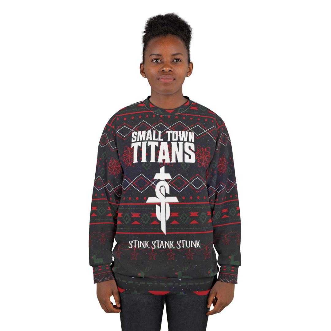 Small Town Titans Ugly Christmas Sweater
