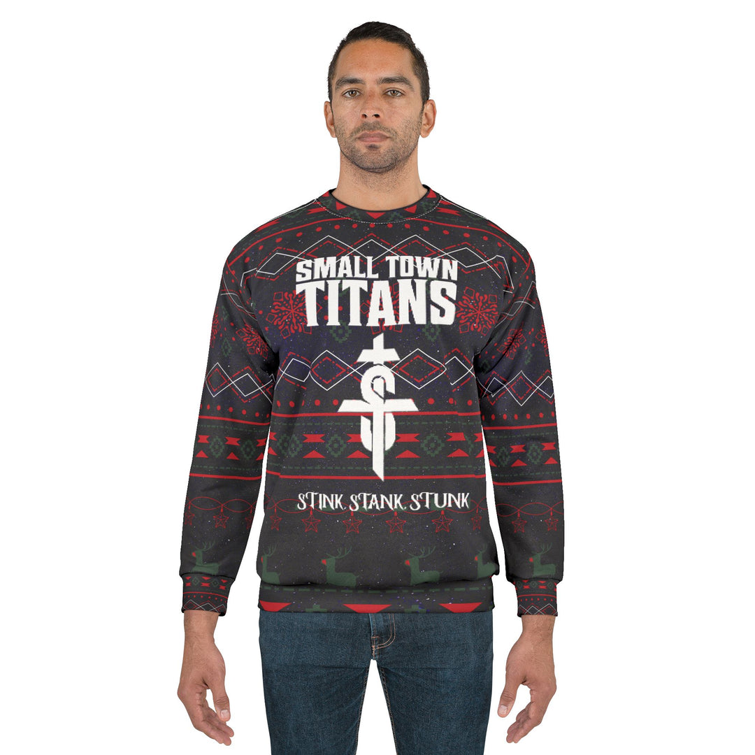 Small Town Titans Ugly Christmas Sweater