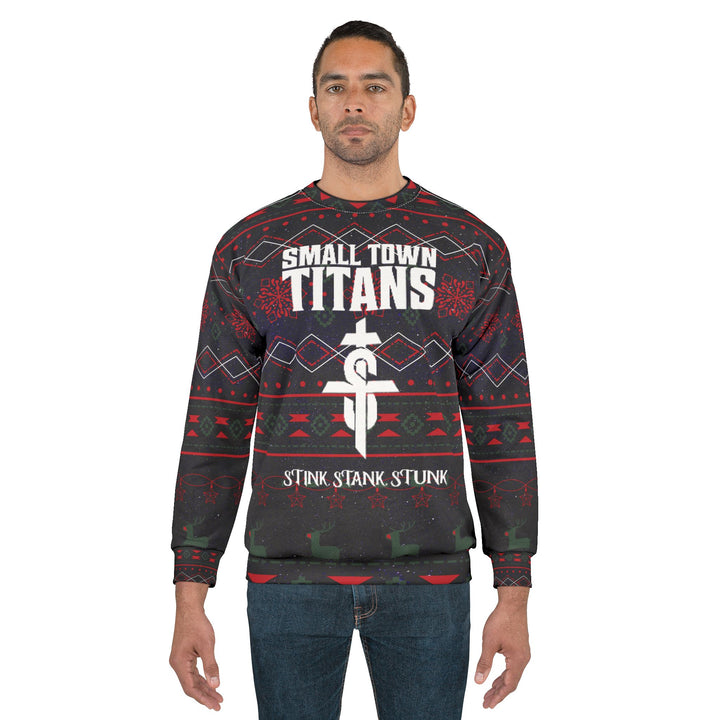 Small Town Titans Ugly Christmas Sweater